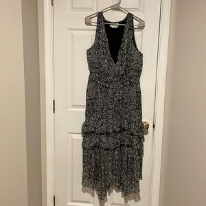 Gently worn Anthropologie A+ dress 2x, beautiful details v neck